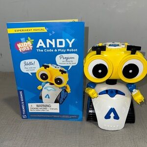 Kids First ANDY Code & Play Robot Toy - Yellow